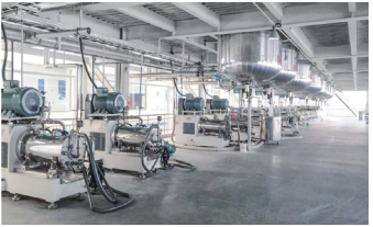 廣州水性工業(yè)漆客戶訂購的CDP大流量砂磨機已投產(chǎn)(圖2)